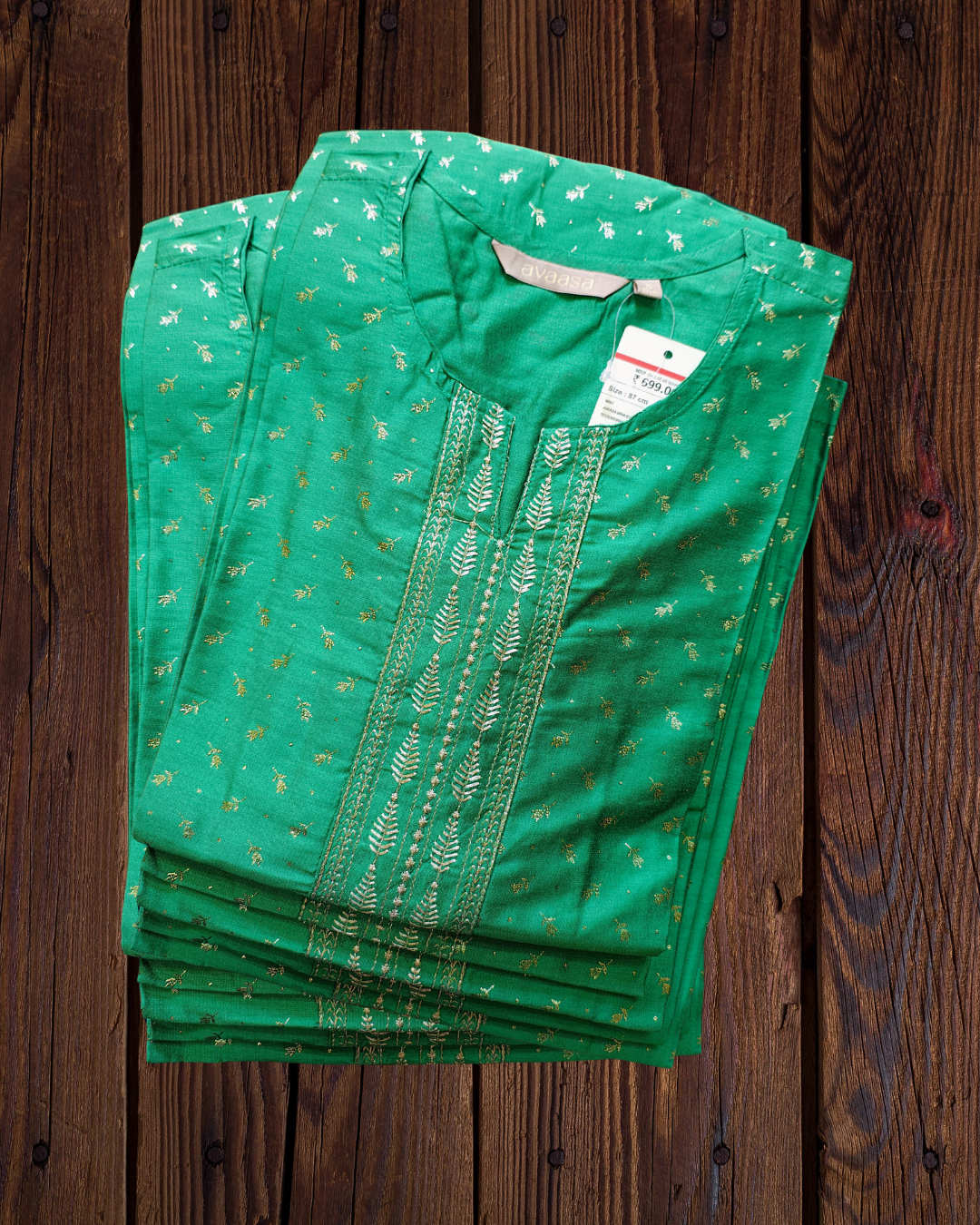 Green Colour Kurtas
