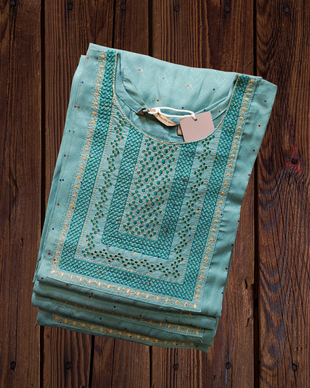 Blue-Green(Cyan) Colour Kurtas