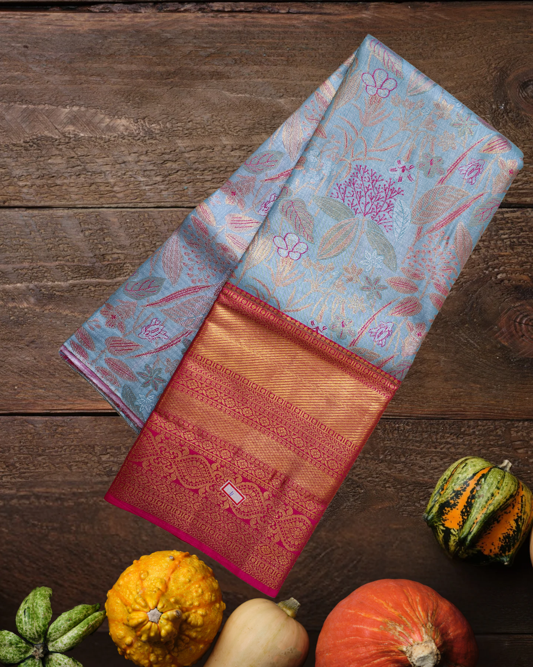 Blue Shade Dharmavaram Pattu Pavada